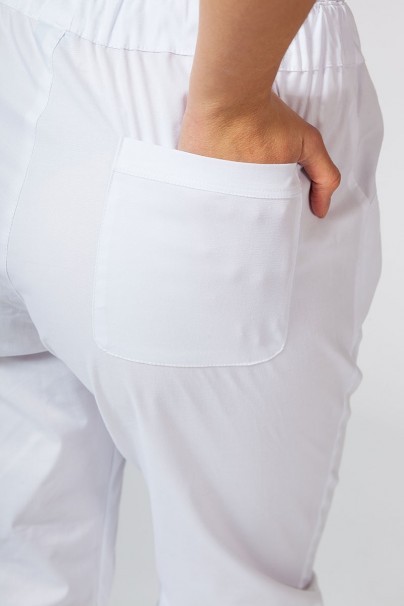 Dámské lekárske nohavice Sunrise Uniforms Active Loose biele-4