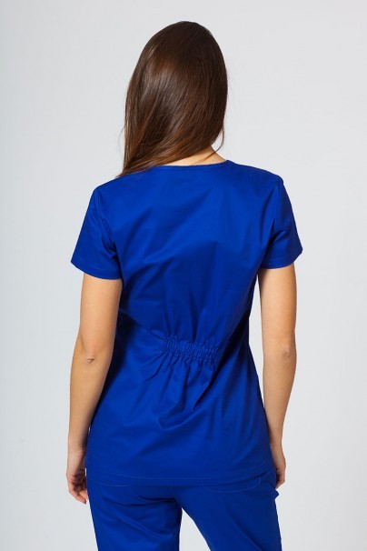 Dámska lekárska blúzka Sunrise Uniforms Fit (elastická), tmavo modrá-3