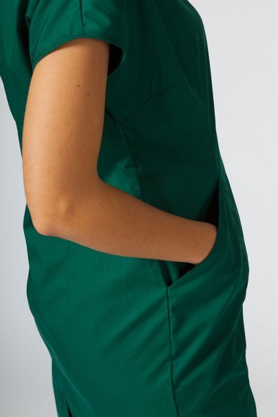 Lekárske šaty Sunrise Uniforms Elite tmavo zelené-4