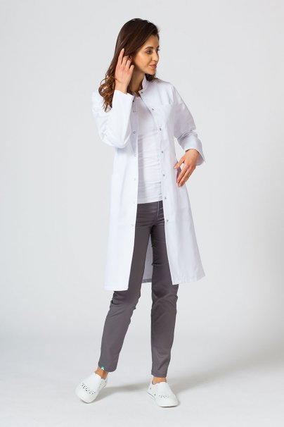 Lékařský dámský plášť F01 Sunrise Uniforms biely-2