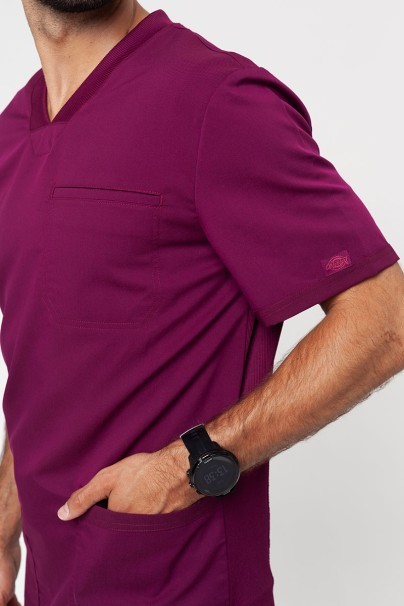 Pánska lekárska blúza Dickies Balance Men V-neck čerešňová červená-3