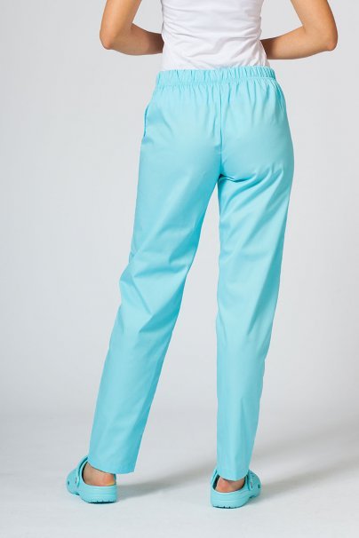 Dámske lekárske nohavice Sunrise Uniforms Basic Regular aqua-2