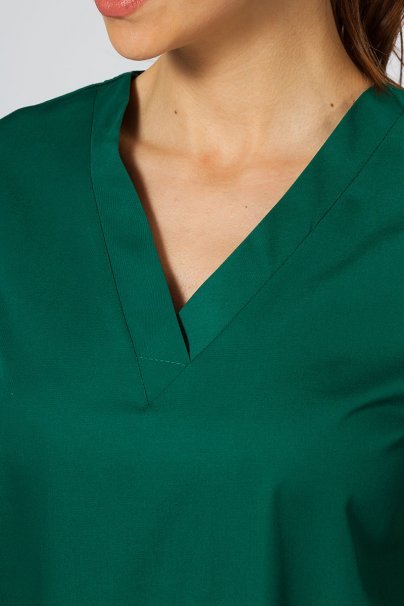 Lekárska dámska blúzka Sunrise Uniforms Basic Light tmavo zelená-3