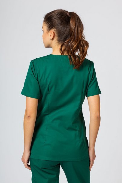 Lekárska blúzka Sunrise Uniforms tmavo zelená-2
