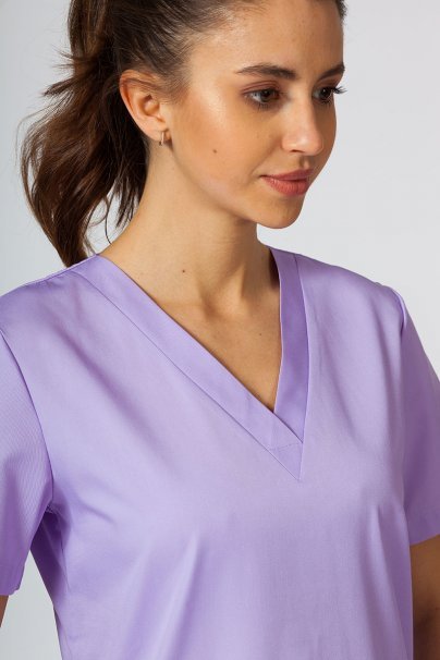 Lekárska dámska blúzka Sunrise Uniforms Basic Light levanduľová-5
