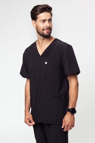 Pánska lekárska súprava Uniforms World 309TS™ Louis čierna-2