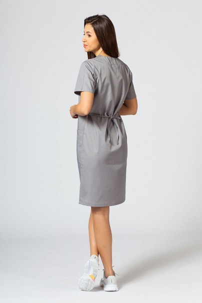 Lekárske jednoduché šaty Sunrise Uniforms šedé-1
