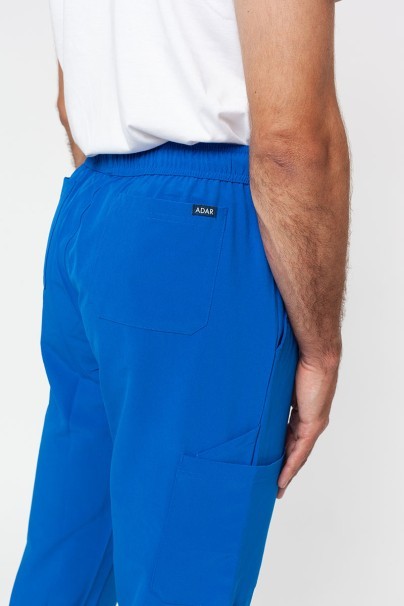 Pánske lekárske nohavice Adar Slim Leg Cargo kráľovsky modré-5