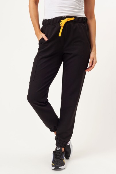 Lekárska súprava Sunrise Uniforms Premium (blúza Aura, nohavice Vibe) čierna-6