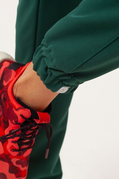 Dámske lekárske nohavice Sunrise Uniforms Premium Vibe jogger tmavo zelené-6