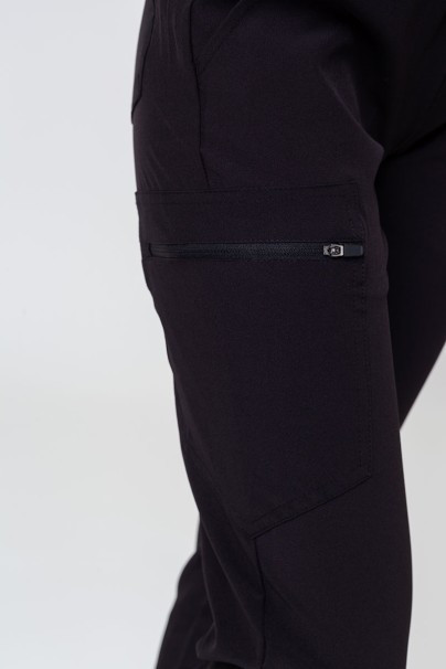 Dámske lekárske nohavice Uniforms World 309TS™ Valiant čierne-3