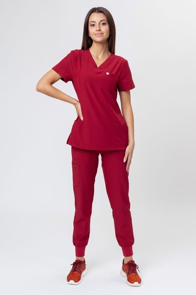 Dámska lekárska blúza Uniforms World 309TS™ Valiant burgundová-4
