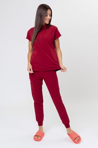 Dámska lekárska blúza Uniforms World 518GTK™ Avant On-Shift burgundová-6