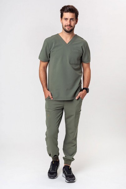 Pánske lekárske nohavice Maevn Matrix Pro Men jogger olivkové-7