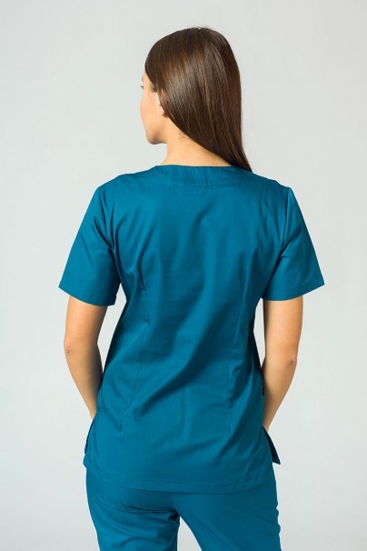 Lekárska súprava Sunrise Uniforms Basic Jogger karibsky modrá (s nohavicami Easy)-3
