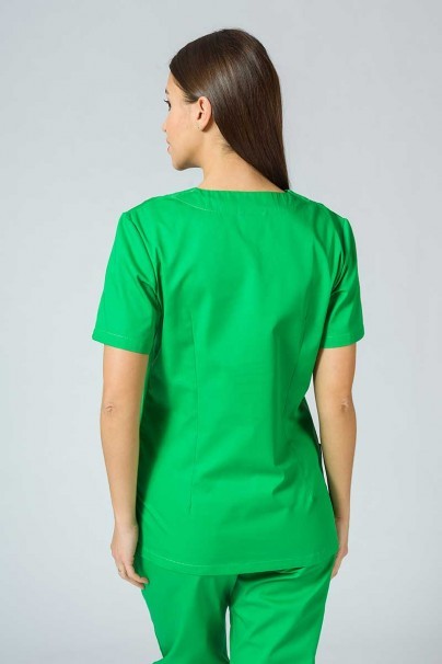 Lekárska dámska blúzka Sunrise Uniforms Basic Light zelené jablko-1