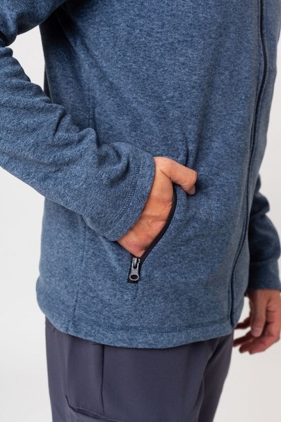 Pánska fleecová mikina Malfini Shift (GRS štandard) denim tmavo modrá-5