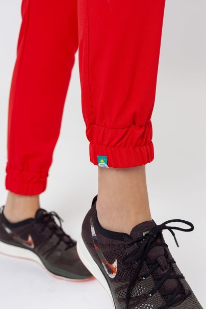 Dámske nohavice Sunrise Uniforms Premium Chill jogger šťavnato červené-4