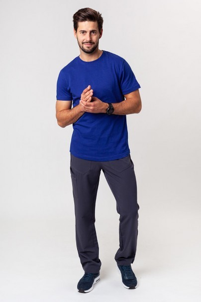 Pánske tričko Malfini Origin (štandard GOTS - organická bavlna) tmavo modrá-2