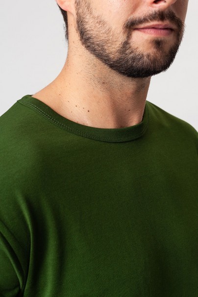Pánske tričko Malfini Resist (teplota prania 60 °- 95 °) tmavo zelené-3