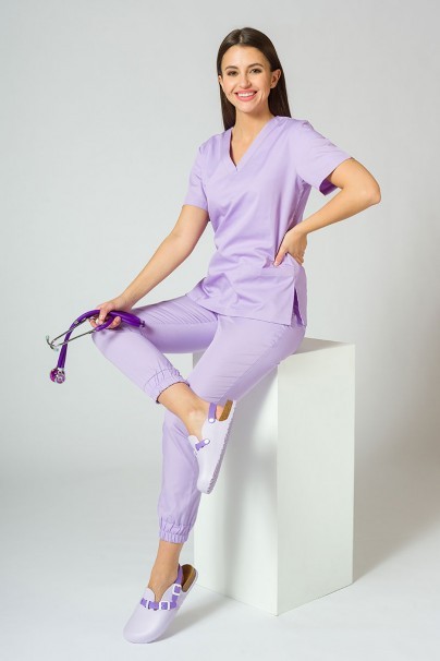 Lekárska súprava Sunrise Uniforms Basic Jogger levanduľová (s nohavicami Easy)-1