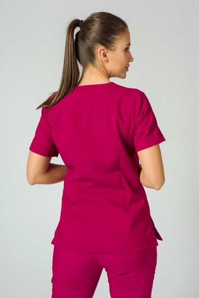 Lekárska blúzka Sunrise Uniforms Premium Joy slivková-2