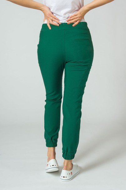 PROMO Dámske nohavice Sunrise Uniforms Premium Chill jogger tmavo zelené-2
