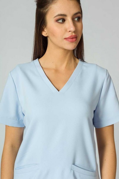 Lekárska blúzka Sunrise Uniforms Premium Joy blankytně modrá-6