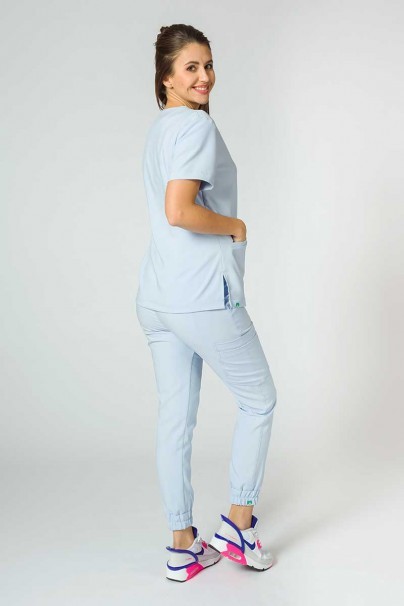 Lekárska blúzka Sunrise Uniforms Premium Joy blankytně modrá-4