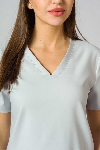 Lekárska blúzka Sunrise Uniforms Premium Joy svetlo šedá-4