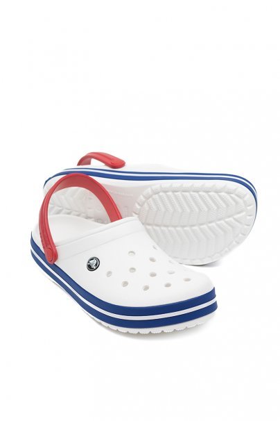 Obuv Crocs™ Classic Crocband biela / blue jean-6