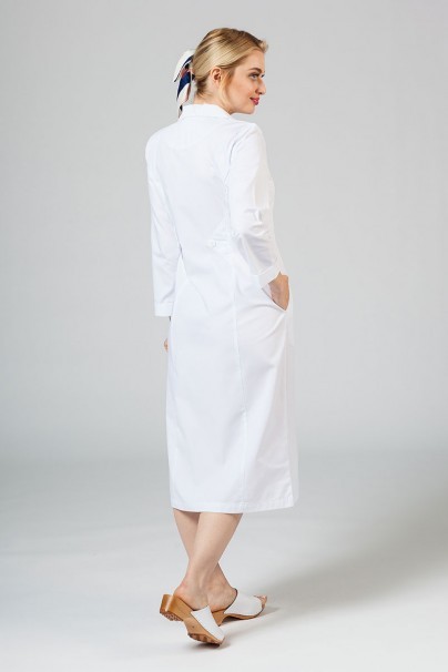 Dámske zdravotné šaty Adar Uniforms Collar biele-3