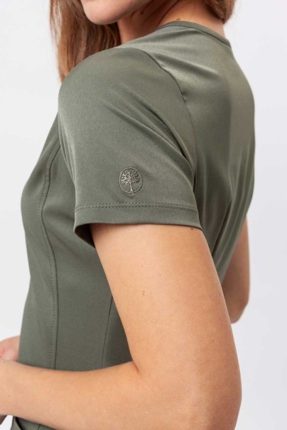 Dámska lekárska blúza Healing Hands Monica V-neck olivková-4