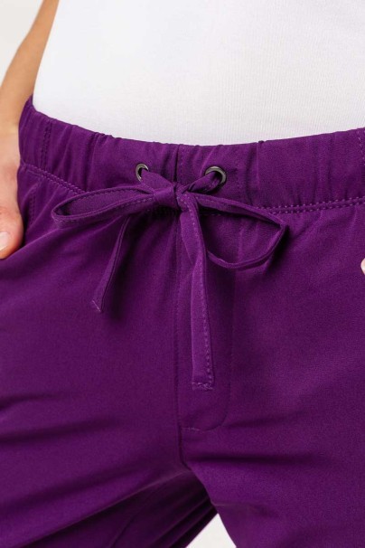 Dámske lekárske nohavice Healing Hands Rebecca Flare baklažánové-5