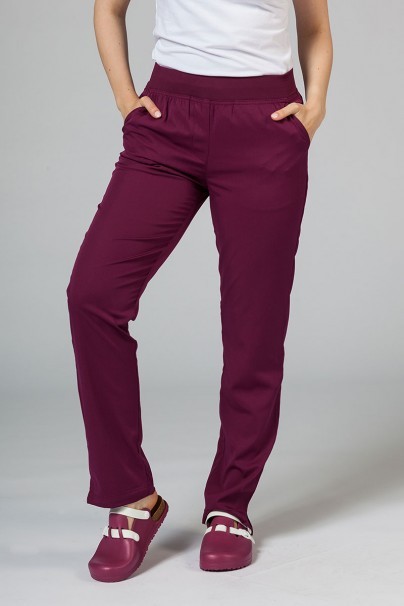 Lekárska súprava Adar Uniforms Yoga čerešňova červená (s blúzou Modern - elastic)-7