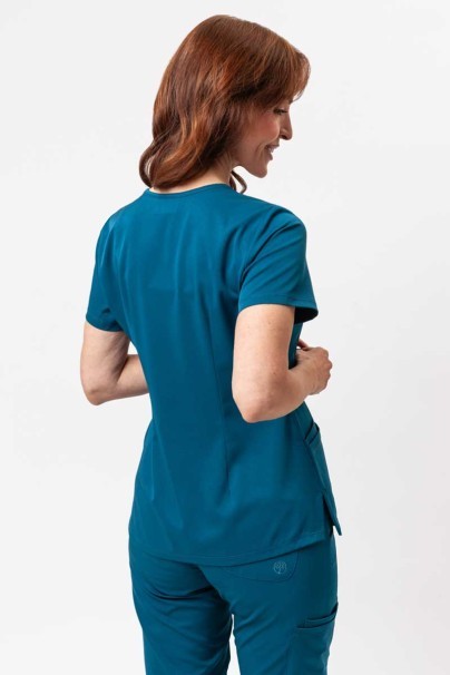 Dámska lekárska blúza Healing Hands Monica V-neck karaibsky modrá-2