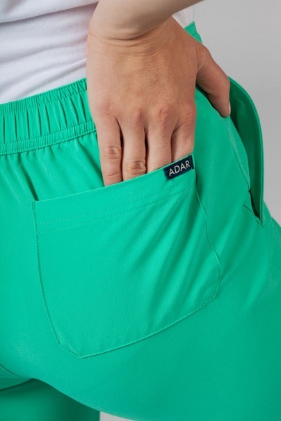 Dámske nohavice Adar Uniforms Skinny Leg Cargo svetlo zelené-8