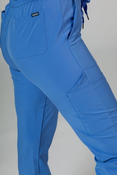 Dámske nohavice Adar Uniforms Skinny Leg Cargo klasicky modré-4
