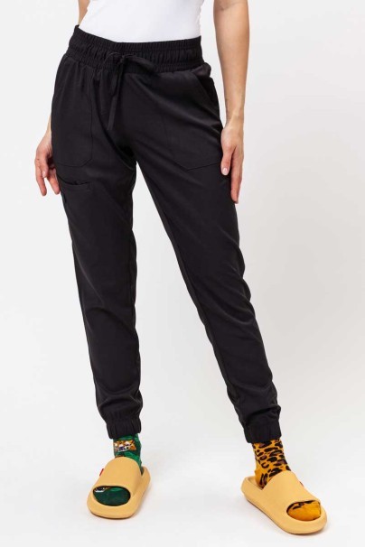 Dámska lekárska súprava Healing Hands (blúza Madison, nohavice Renee) čierna-7