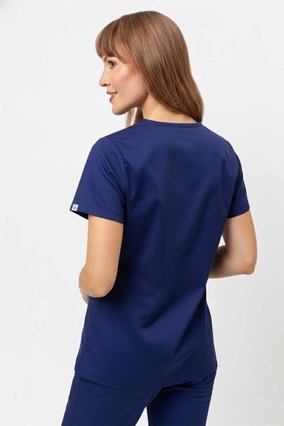 Dámska lekárska blúzka Uniforms World Alyssa námornícky modrá-2