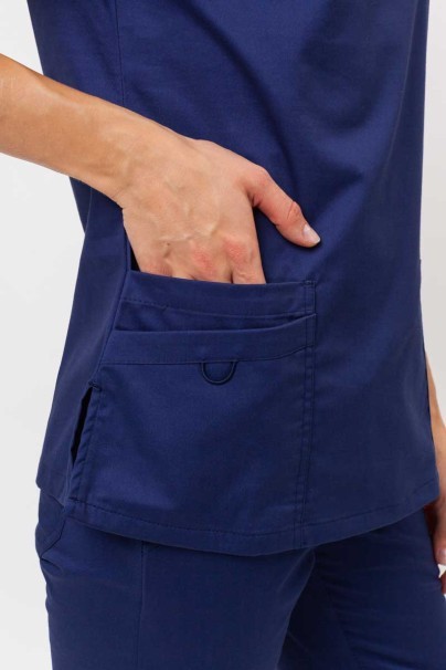 Dámska lekárska blúzka Uniforms World Alyssa námornícky modrá-5