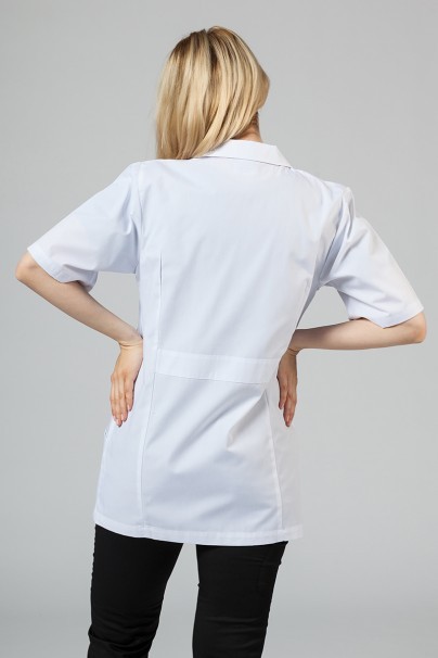 Lekársky plášť Adar Uniforms Consultation (krátky rukáv) biely-1