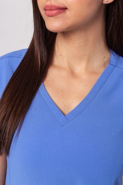 Lekárska dámská blúzka Maevn Momentum Double V-neck klasicky modrá-2