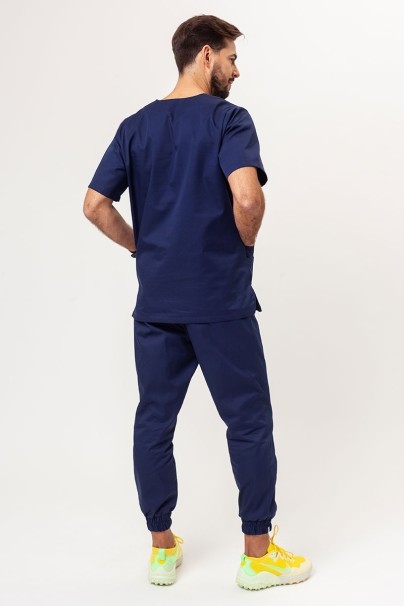 Pánska lekárska blúza Sunrise Uniforms Basic Standard FRESH námornícky modrá-6