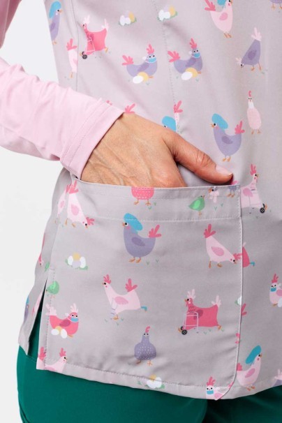 Dámska lekárska blúza Maevn Prints Hot Chicks-5