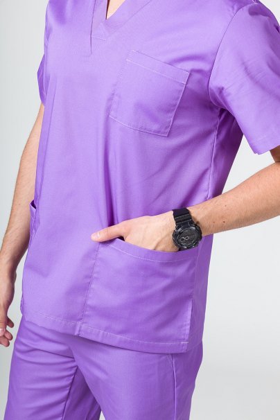 Pánská zdravotnická súprava Sunrise Uniforms fialová-4