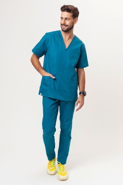 Pánska lekárska blúza Sunrise Uniforms Basic Standard FRESH karaibsky modrá-5