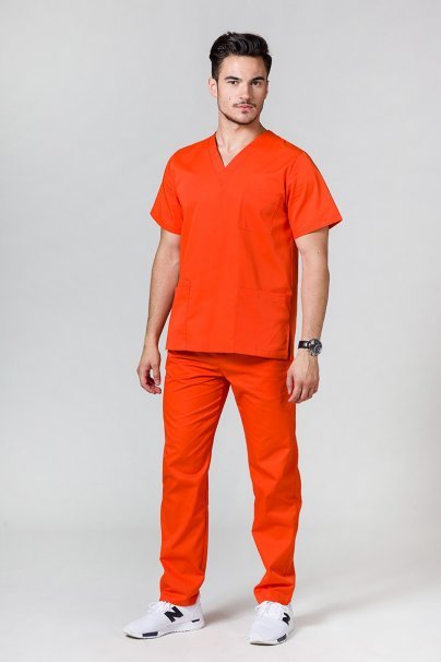 Univerzálne lekárske nohavice Sunrise Uniforms Basic Regular oranžové-3