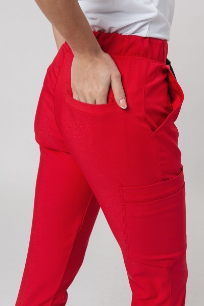 Dámske nohavice Sunrise Uniforms Premium Chill jogger červené-4