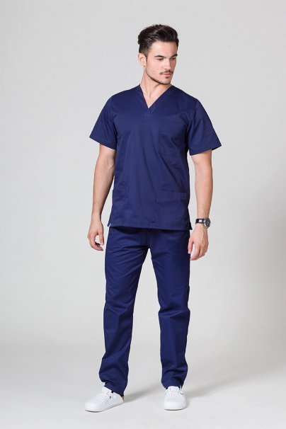 Univerzálne lekárske nohavice Sunrise Uniforms Basic Regular námornícky modré-3